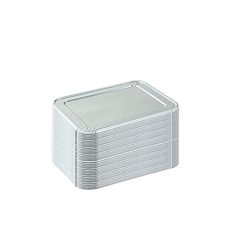 Miniatura 15 de Tiger Chef Bandejas Desechables de Papel de Aluminio Rosa de Tamaño Medio para Mesa de Vapor para Hornear, 12.75in x 10.38in x 2.5in de Profundidad,