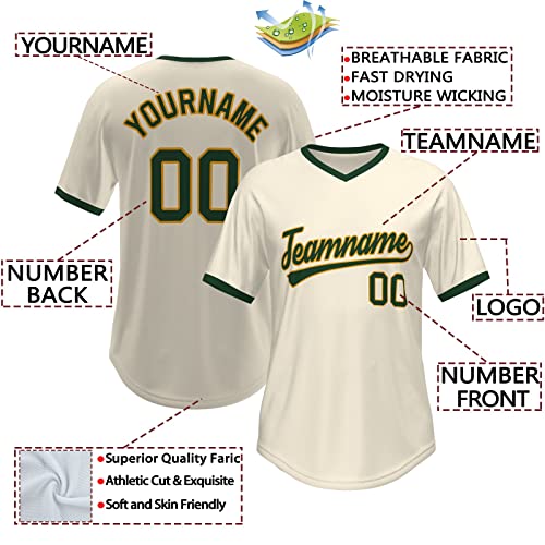 Custom Baseball Jersey Stitched/Printed Personanlized Hip Hop Shirts Sports Uniform for Men/Women/Youth/Preschool miniatura 2