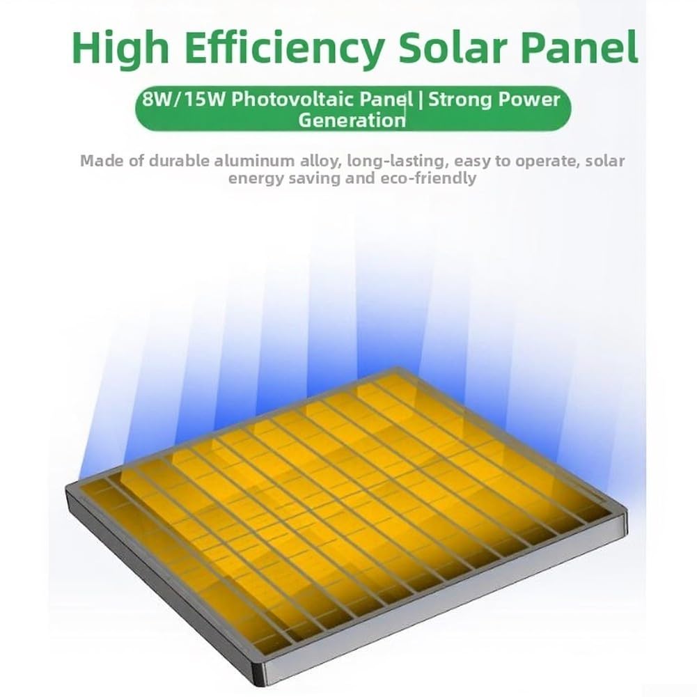 Ventilatore solare canalizzato 110 mm tetto a basso rumore (8W) | Funzionamento silenzioso sotto i 40 dB, avvio automatico alla luce del sole, adatto a condotti da 110 mm