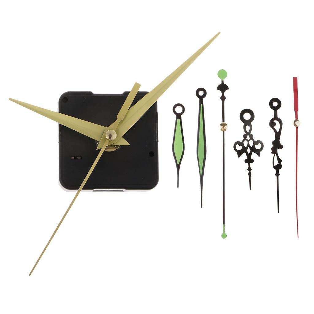 BNF 1 Sets Battery Operated Movement for Quartz Wall Clock Repair Replacement with 3 pcs Pointers (2.17 x 2.17 x 1.18 inch) Crafts | Other Crafts-image-25