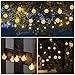 Joomer Solar String Lights Outdoor, 2 Pack Total 60 LED 40Ft Gazebo Lights Solar Powered with 8 Lighting Modes Waterproof for Garden Yard Porch Party Balcony (Warm White)