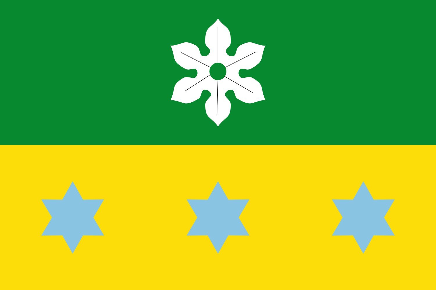 Drapeau large Puiggròs de type apaisada pour mât extérieur