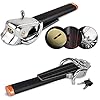 Collapsible Steering Wheel Lock and Anti-Theft Device With Heavy Duty Safety Hammer - Car Security Protection for Airbag #5