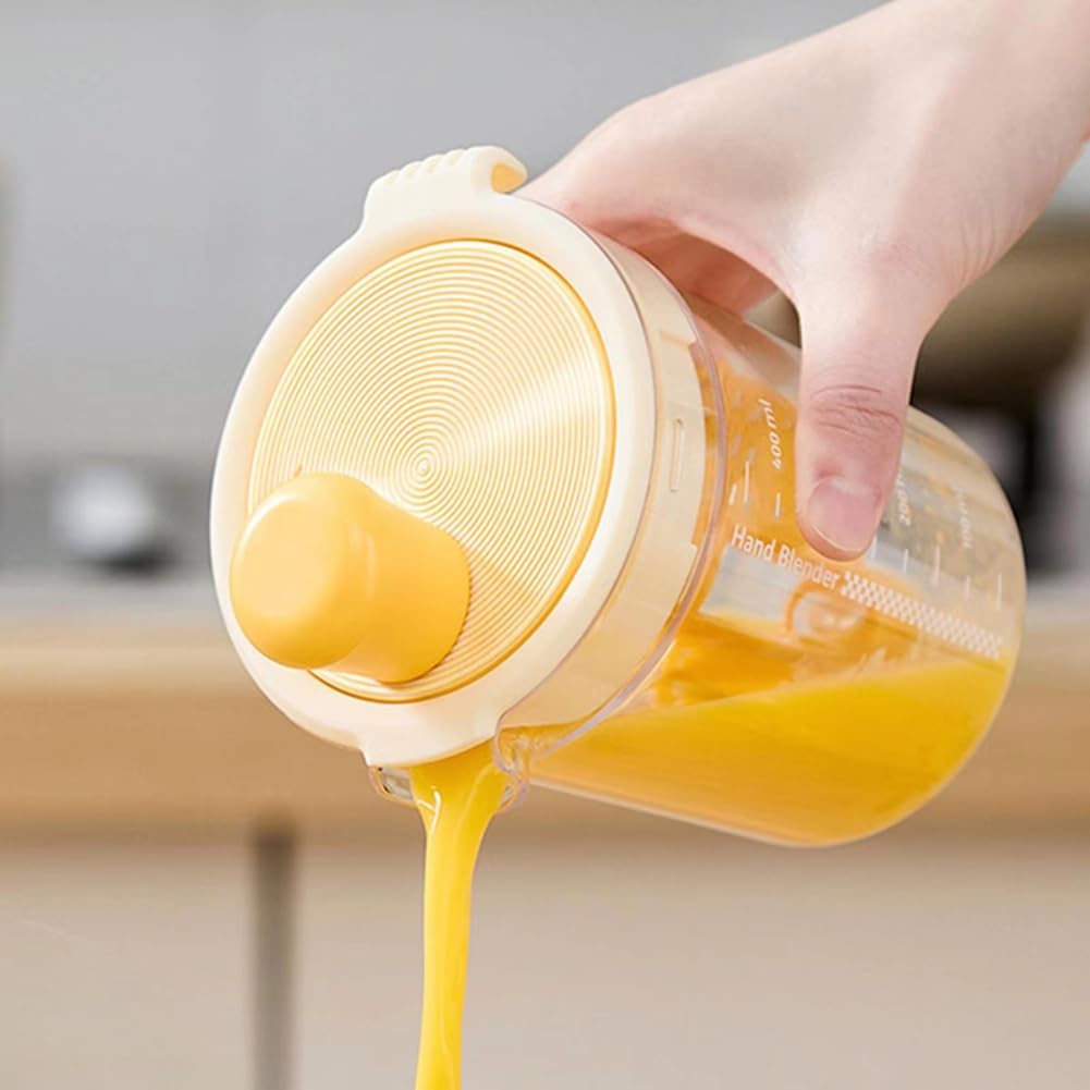 Mixeur manuel pour vinaigrette, avec séparateur d'œufs, appareil de cuisine multifonction pour vinaigrettes, sauces et huiles B
