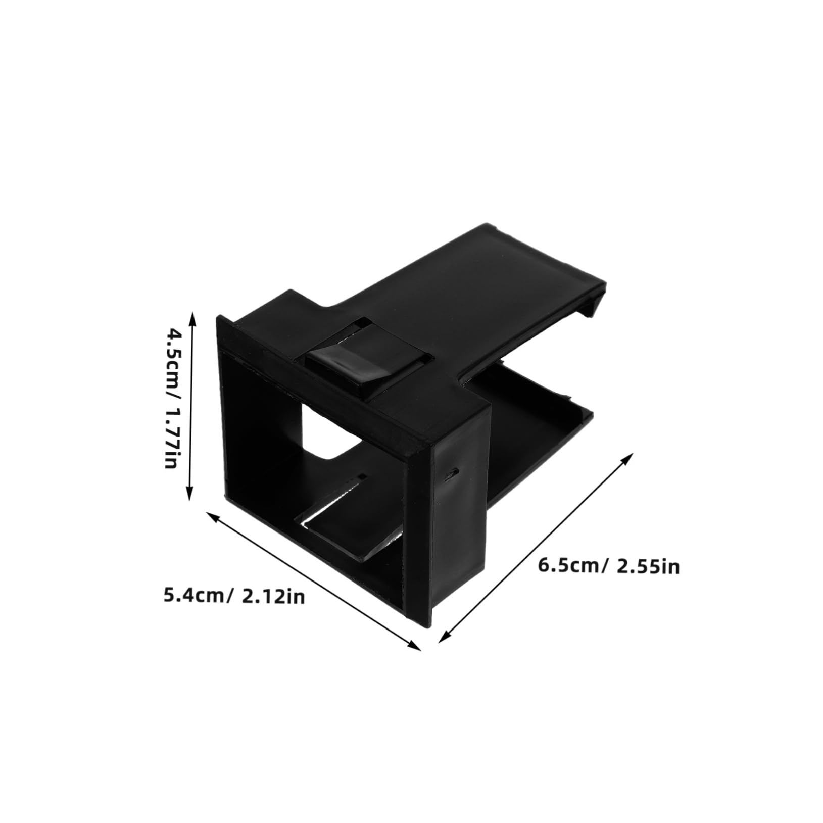 MUSISALY 10pcs Concealed Circuit Breaker Bracket Compact Fixed Mounting Base for Small Breakers Reliable Support for Home Office Shopping Mall Installations