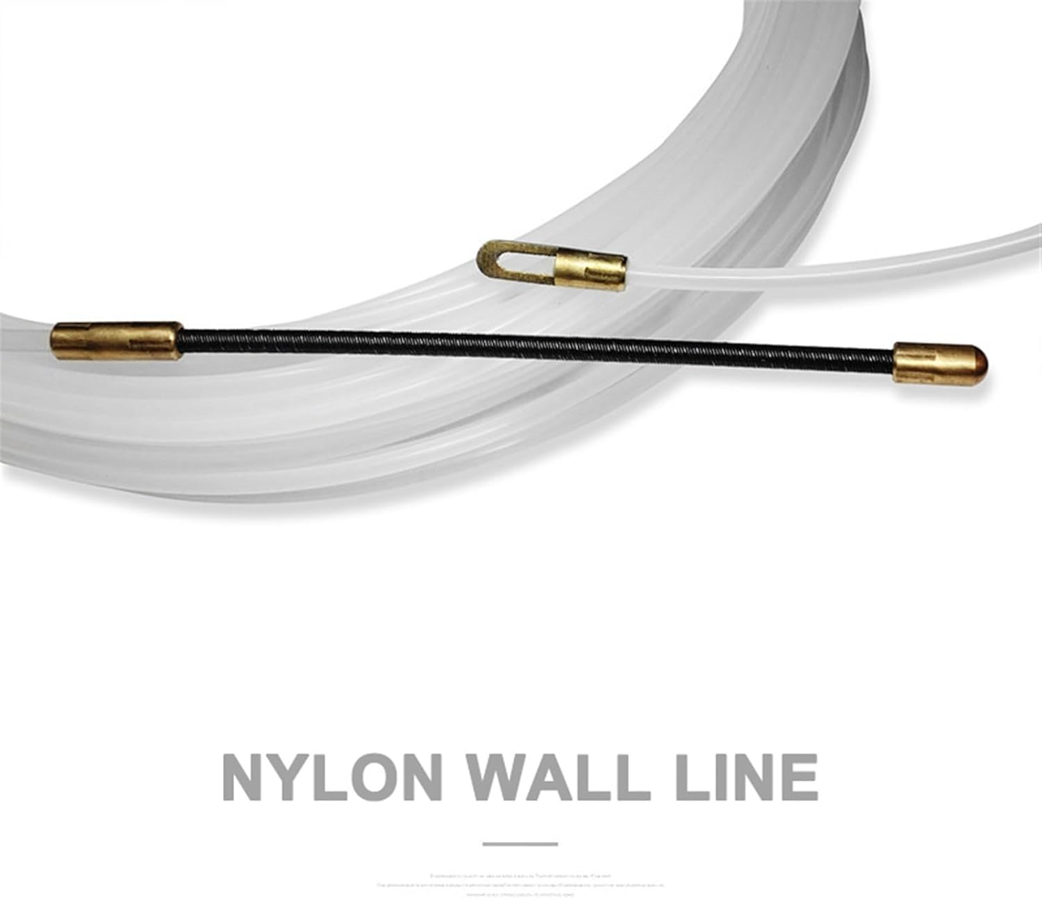 Nylon Electrical Fish Tape Cable Puller For Electrician White Multiple Sizes(4mm x 30meters)