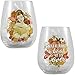 Disney Princess 18 oz. Contour Glass - Set of 4