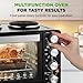 Nutrichef 2-in-1 Convection Oven & Cooker - 30 Quart, 1500W Multi-Function Kitchen Oven with Dual Hot Plates, 7 Cooking Modes Including Rotisserie, Broil, Bake - 19.6 x 16.0 x 13.5 Inches
