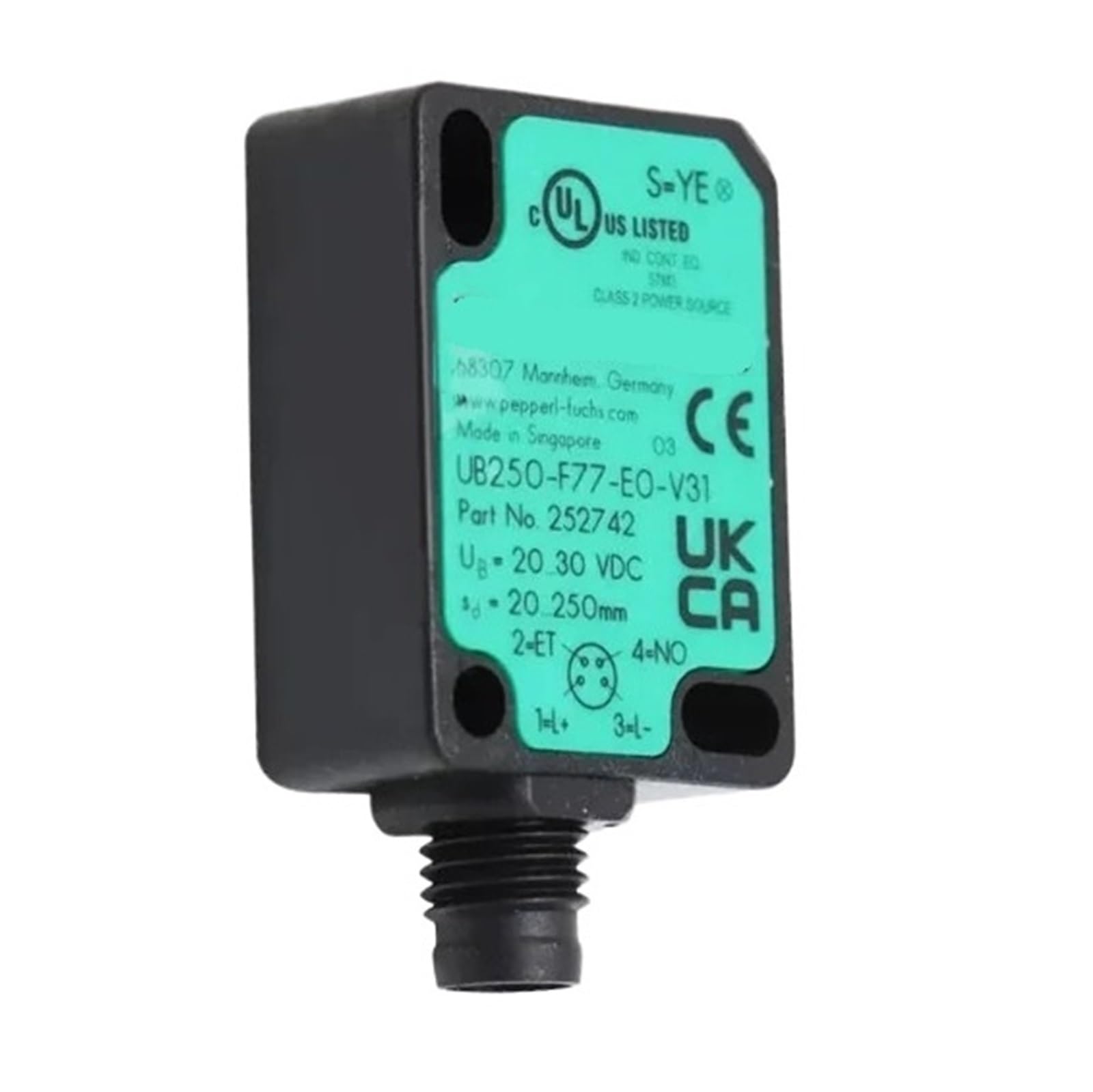 ZVQYSGIW Sensor UB100-F77-E0-V31 UB100-F77-E2-V31 UB250-F77-E0-V31 UB250-F77-E2-V31 UB400 UC400 UC800(UB250-F77-E0-V31)