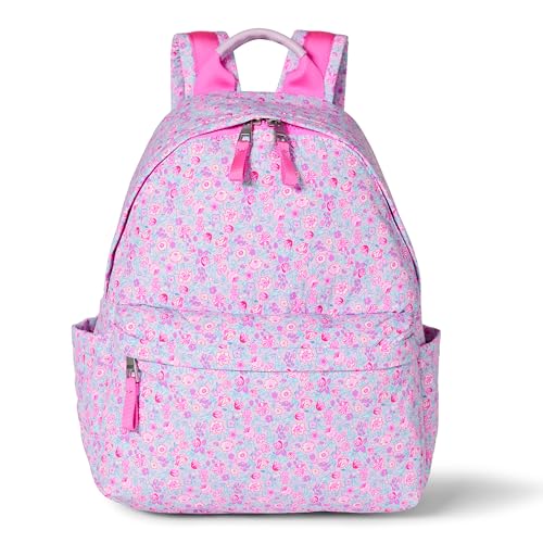 Amazon Essentials Unisex Kids Backpack for Boys and Girls Lilac Ditsy Floral One Size