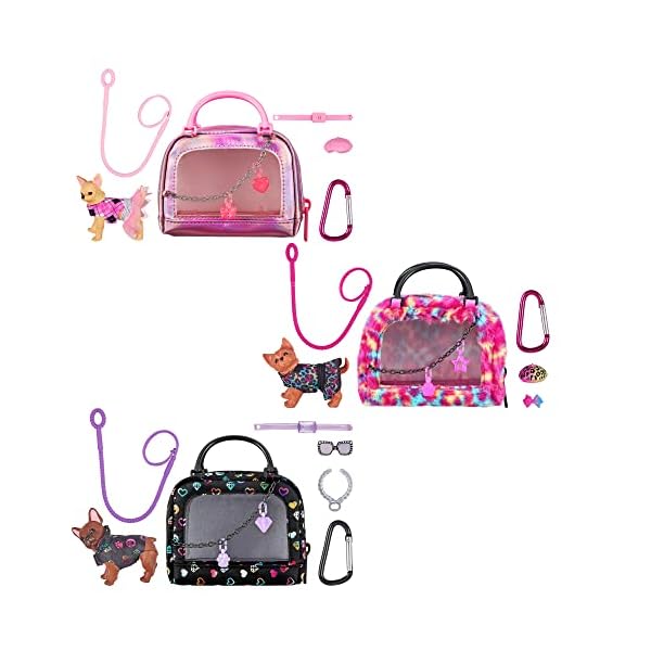 3 Collectible Micro Puppy Carriers