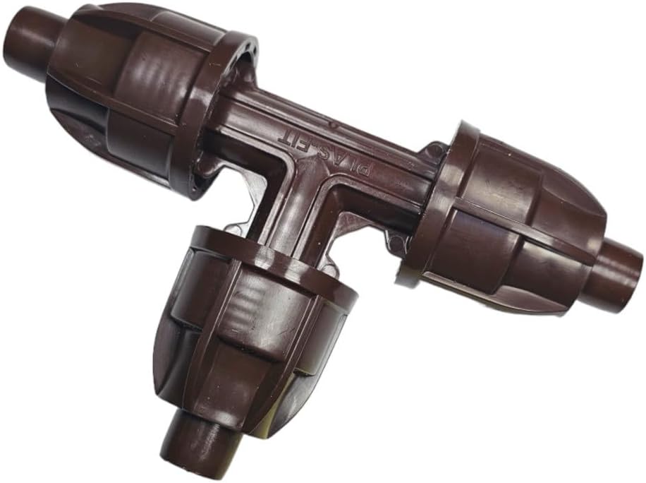 Netafim TechLock 17mm Tee – Durable 3-Way Compression Fitting for Drip Irrigation Systems | 32500-080031 | TLCKTEE