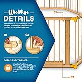KIDUKU® 7,2 Meter Laufgitter XXL klappbar inkl. Tür, bestehend aus 8 Elementen, individuell formbar Laufstall Absperrgitter