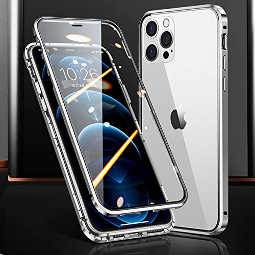 Protection intégrale iPhone 13 Pro étui magnétique verre anti-rayure cadre métal
