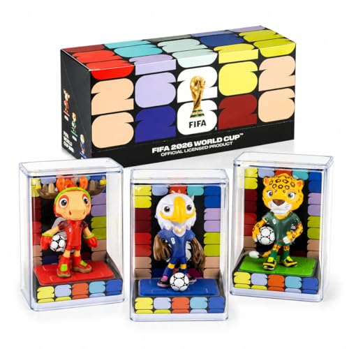 Jollitot Official Licensed FIFA World Cup 2026 Mascots Figurine Set ...