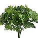 Artificial Plants, Nahuaa 4PCS UV Protected Silk Tropical Palm Leaves Fake Greenery Shrubs Faux Bush Bundle Indoor Outdoor Home Kitchen Office Windowsill Table Centerpieces Arrangements Spring Decorat