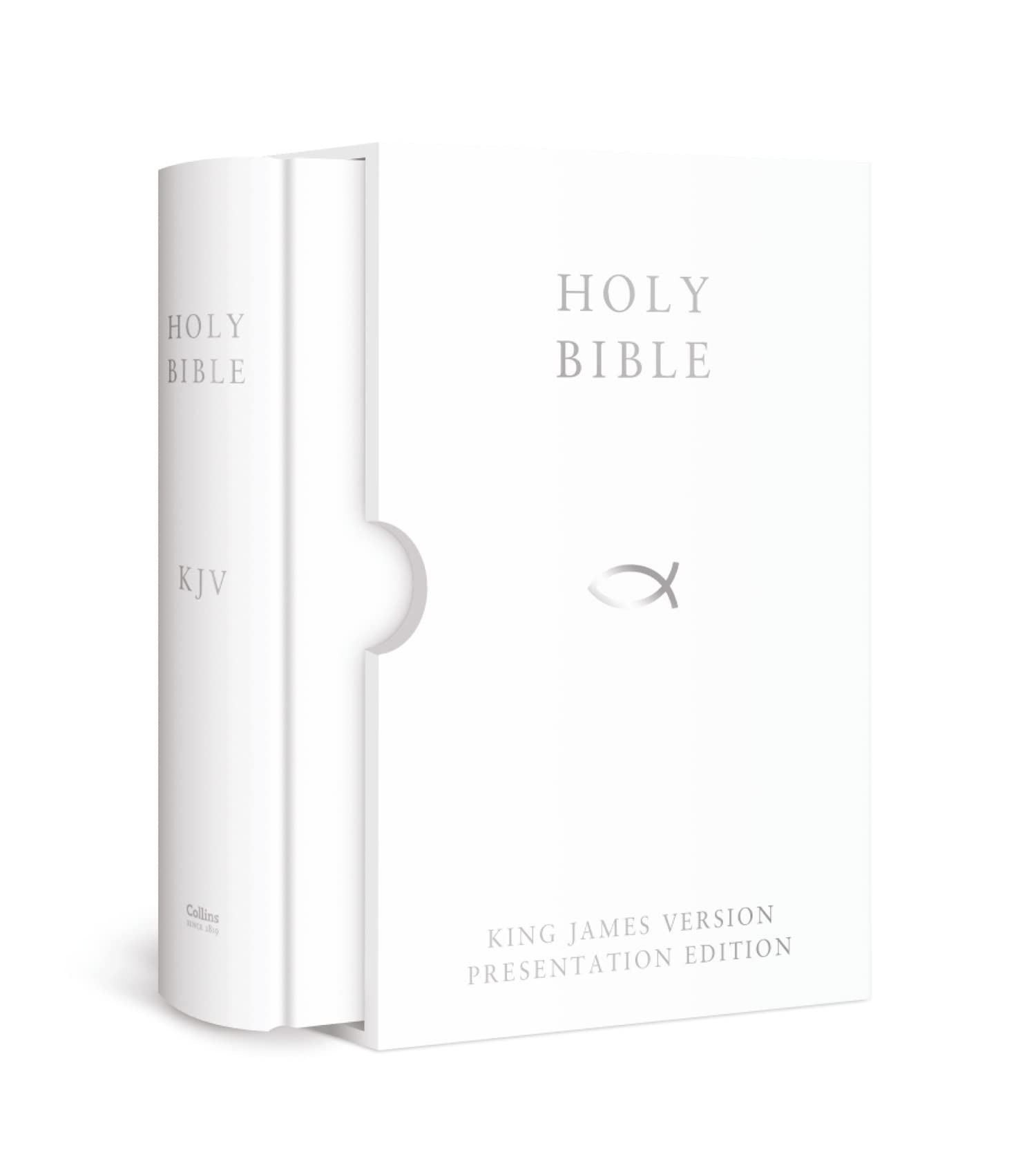 HOLY BIBLE: King James Version (KJV) White Presentation Edition Hardcover – 6 Oct. 2016