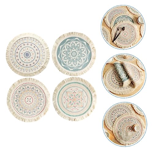Set de table résistant à usure Hohopeti protection de table lavable pour repas de famille