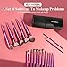 BS-MALL Makeup Brush Set 18 Pcs Premium Synthetic Foundation Powder Concealers Eye shadows Blush Makeup Brushes with black case