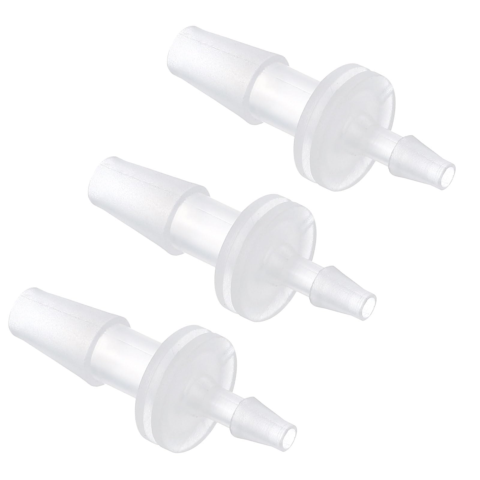 Kozelo Pack of 3 Plastic Hose Barb Fittings 1/8" Hose Barb to 1/4" Fittings