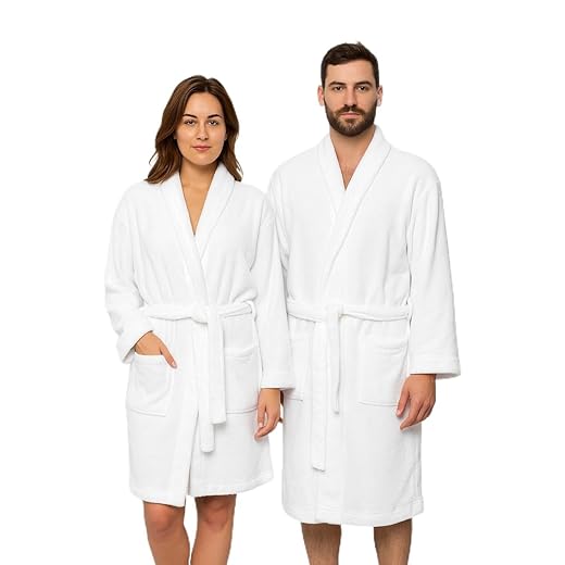 Roupão Luxo Neo Velour Ultra Macio Aveludado Microfibra Adulto M e G Unissex Masculino e Feminino