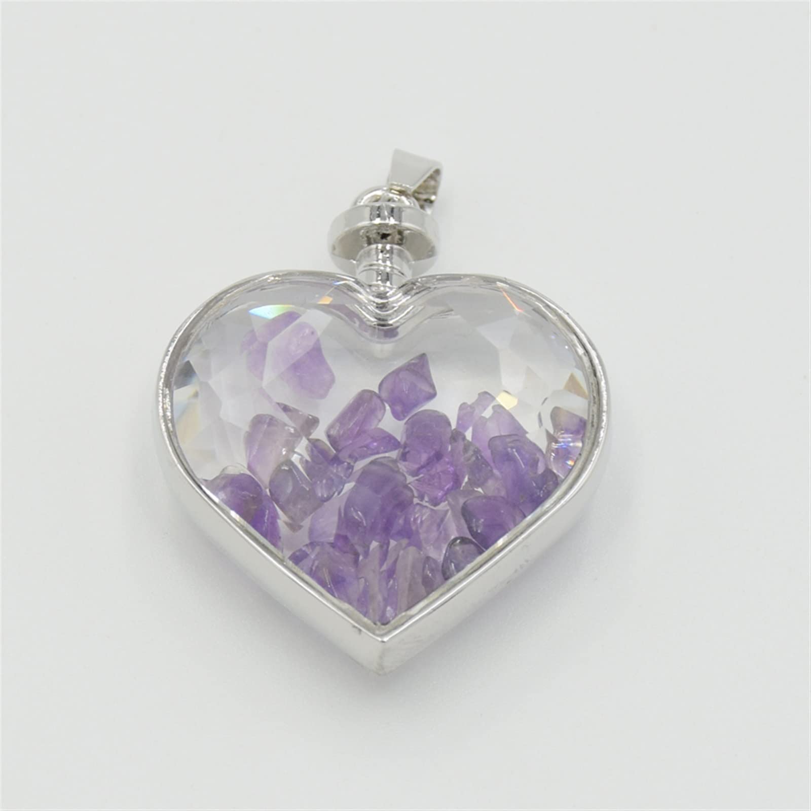 Amazon.co.jp: シルバーメッキかわいいラブハートウィッシュ