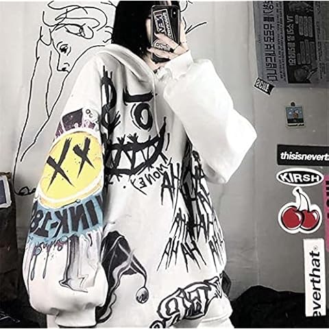 Yujun Sudadera con Capucha Gótica Japonesa Cover