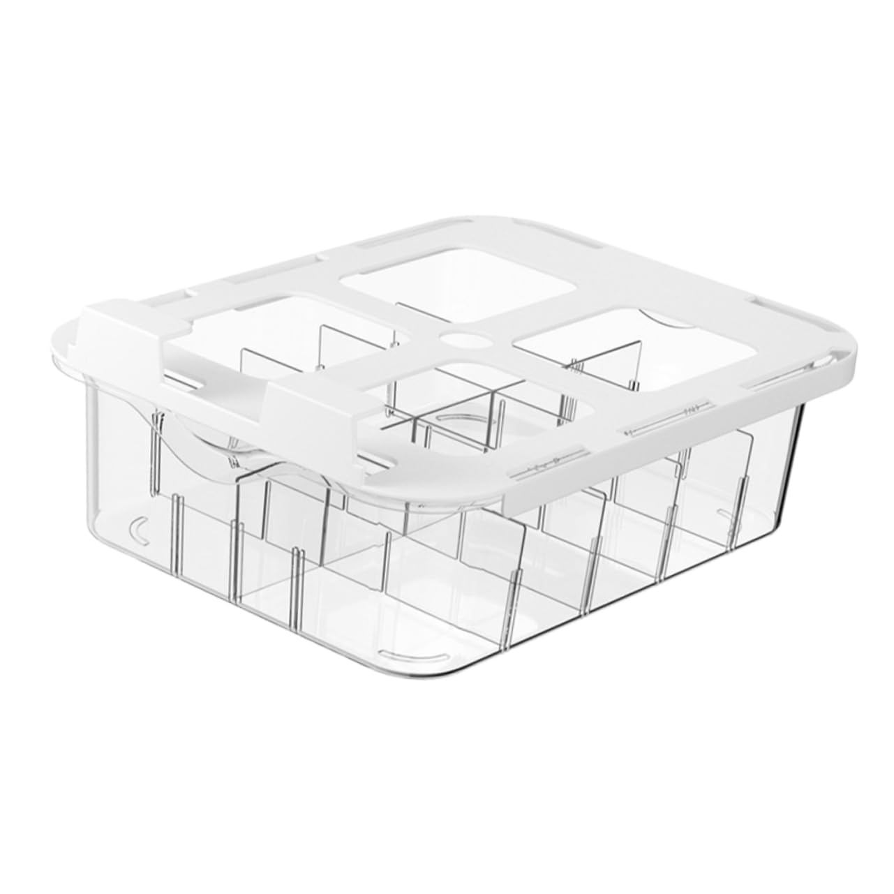 Schubladenbox für Socken mit 15 Fächern, Transparente PET Ausführung