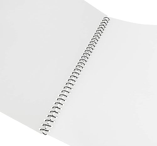 Miniatura 6 de Rayson Bobinas de encuadernación en espiral de plástico de paso 31, 716 pulgadas de diámetro, 0.437 in, se une hasta 80 hojas, tamaño carta (8.5 x