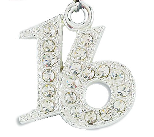 '16 2016 Graduation Tassel Charm Embellishment with Rhinestones