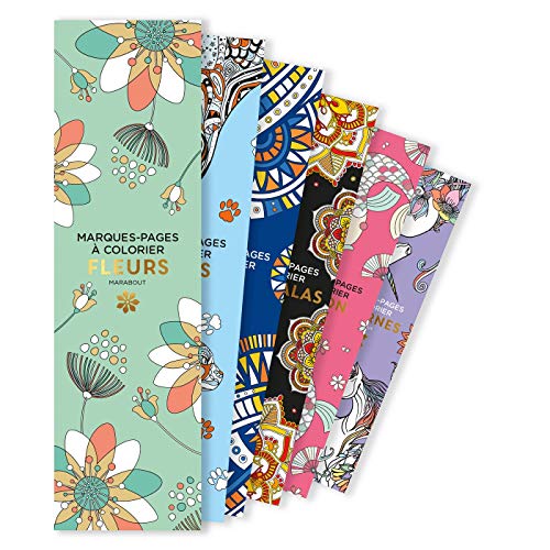 Marques-pages à colorier fleurs: 31611