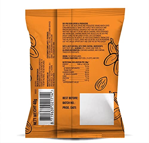 Dev. Pro. Date & Nuts Drops - Slimme Snacks van Dadels & Noten - Naturel Smaak - 12x 40 gram pack - Image 5