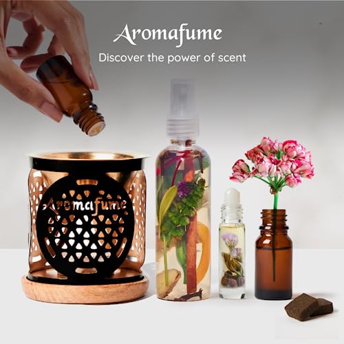 Aromafume Rainbow Exotic Brass Oil Diffuser (Use for Essential Oil, Aroma Oil, Diffuser Oil, SPA, Yoga, Meditation, Home Fragrance)