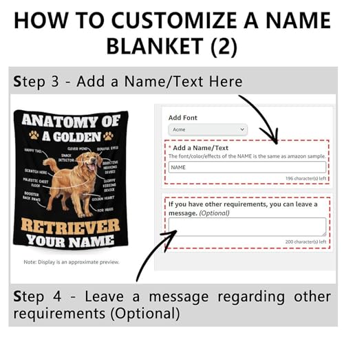 Custom Golden Retriever Blanket for Women, Men - 60x80 Inches Twin Size - Soft Fluffy Cozy Blankets Gift - Black Novelty Blanket for Bed, Sofa, Winter
