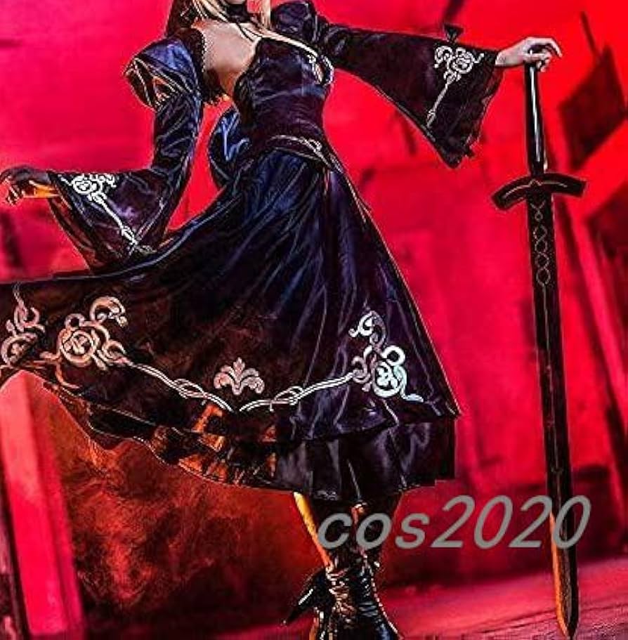 Amazon.co.jp: cos2020 FateGrandOrder 黒セイバー saber
