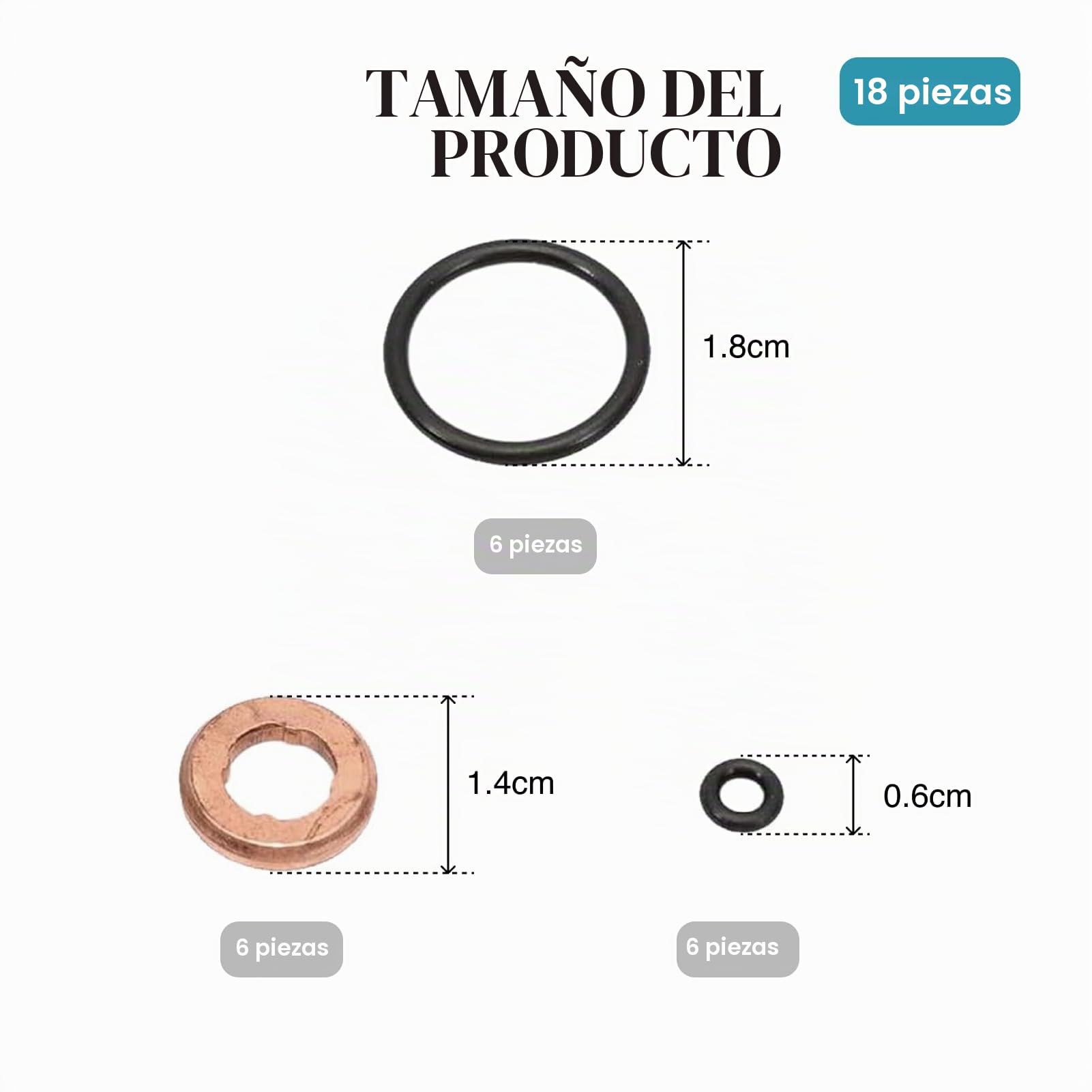 Juntas De Inyector De Bomba 2.7tdi 3.0tdi A4 A5 A6 Q5 Touaregg | junta de inyector 2.7 tdi 3.0 tdi para A1 8X, A3 8P, A4 B7/B8, A6 4F/4G/C7, Q3 8U