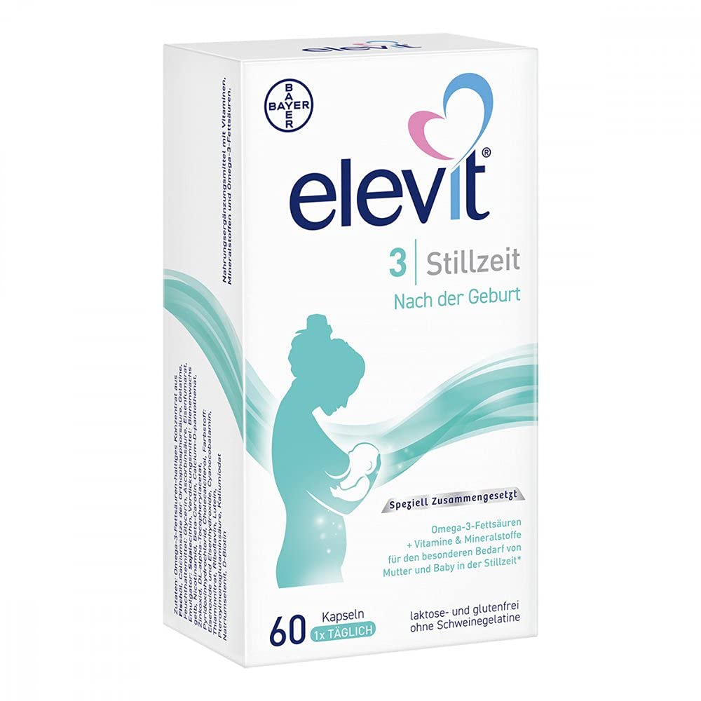 Elevit 3 Stillzeit Kapseln, 60 St. Kapseln