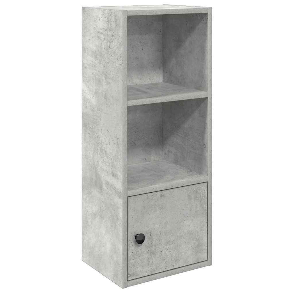 vidaXL Bookcase Concrete Grey 31x24x77 cm Engineered Wood, bookshelf, book case, book rack, storage cabinet, book shelf, storage rack, storage shelf
