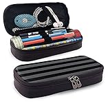 【Tamaño Perfecto】 Estuche escolar para lápices de 8 x 1.5 x 3.5 pulgadas. El estuche está diseñado para almacenar y organizar bolígrafos, lápices, bolígrafos de gel, rotuladores, gomas de borrar, tijeras, transportadores y otros artículos de papelería.