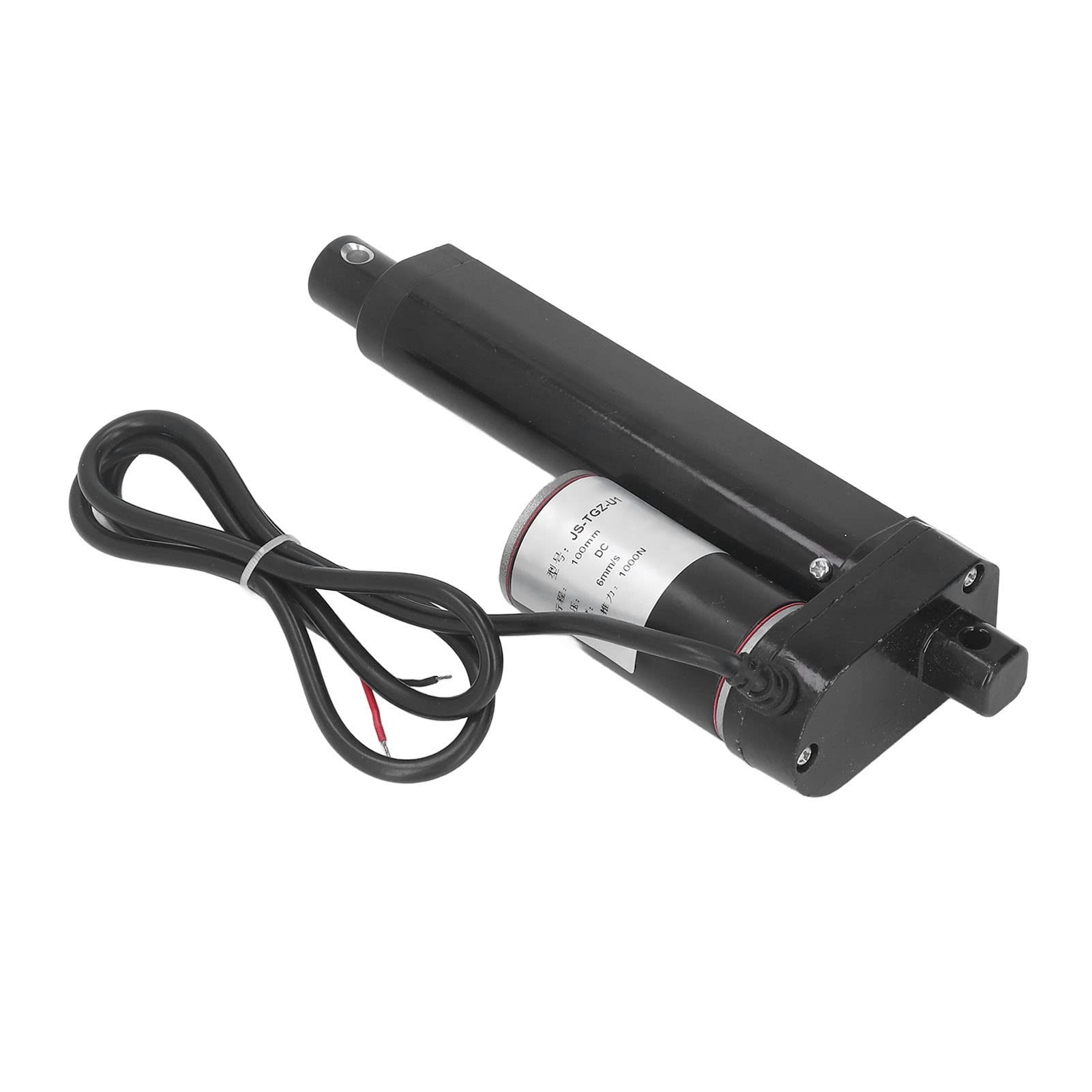 JS TGZ U1 Actionneur Linéaire Électrique, Course 100mm, 24V CC, 1000N Force de Poussée, IP65, Pour Équipement de Machine et Système de Levage Industriel