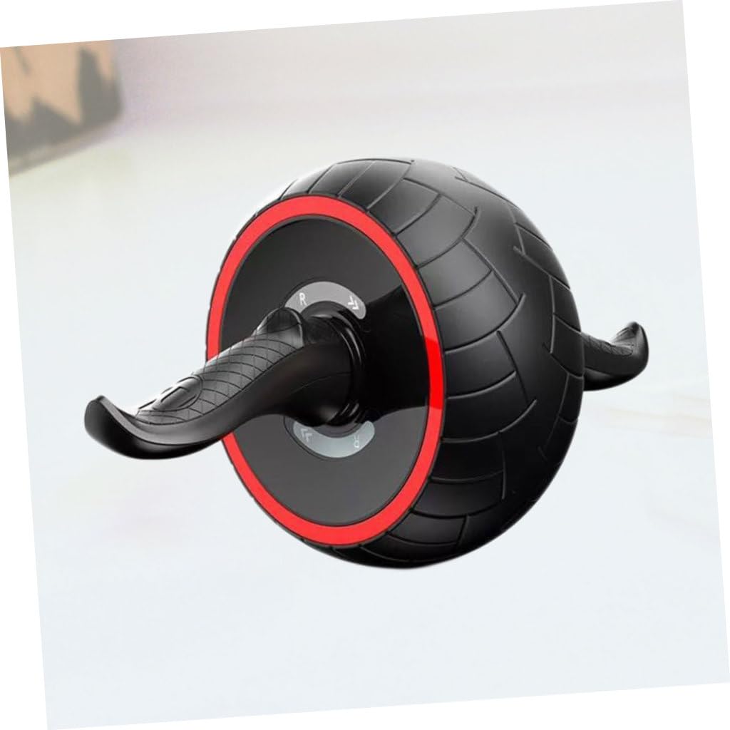 TOPBATHY Ruota Addominali Fitness in Gomma Antiscivolo per Esercizi Addominali Mute Attrezzo per Allenamento Core Uomo Donna Adatta Ginnastica Casa e Perdita Peso