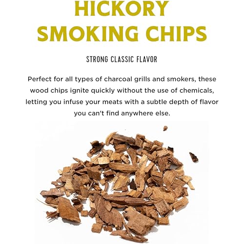 Fire & Flavor Premium All Natural Smoking Wood Chips, 2 Pounds, Hickory by Fire & Flavor - Image 2