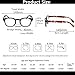 Kerecsen Reading Glasses Fashion Men and Women Readers Spring Hinge with Pattern Design Eyeglasses for Reading (5 Pack Mix Color, 2.5)