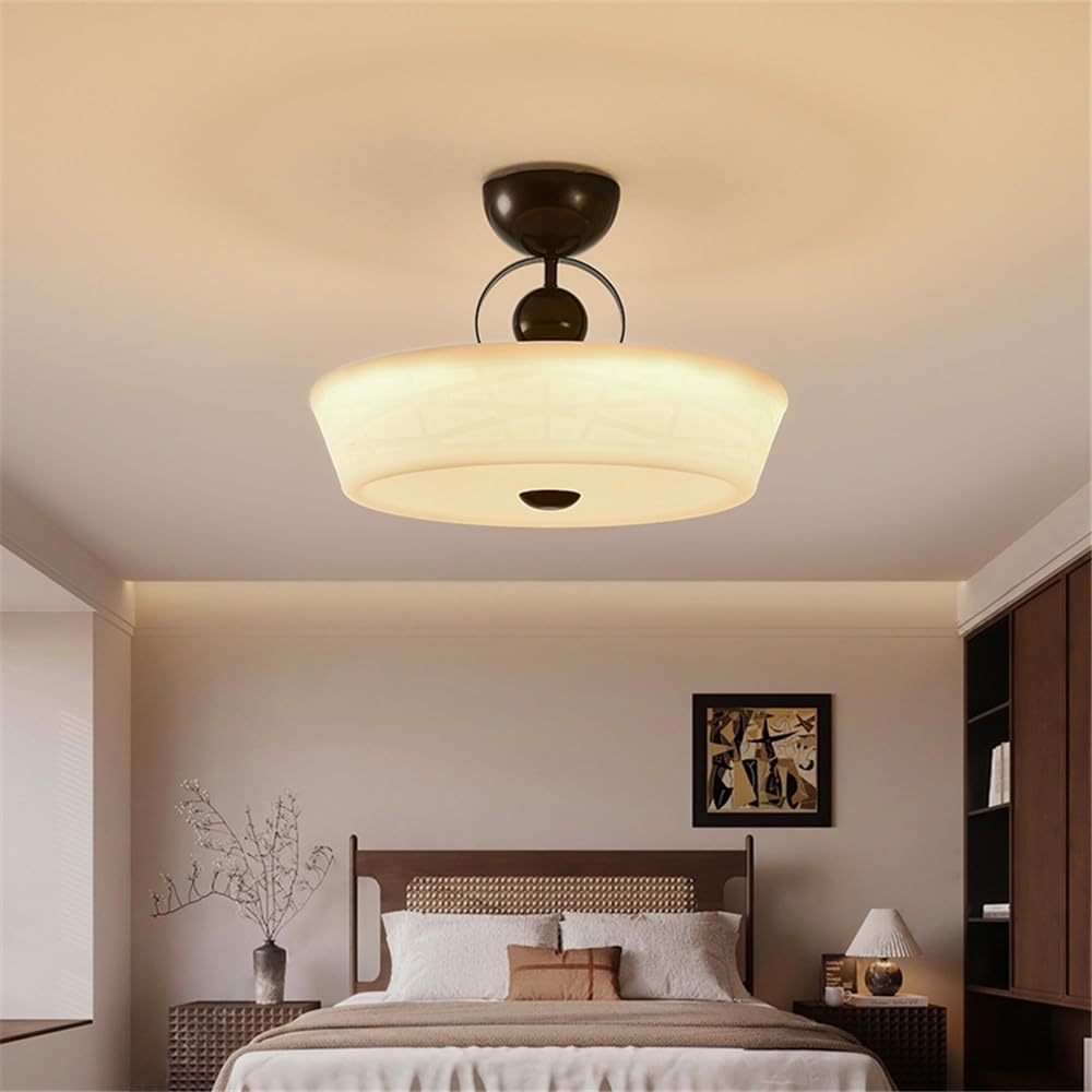 KXEcoLife Contemporary LED Ceiling Lamp Fashion Simplicity Art Living Room Restaurant Bedroom Study Children's Corridor Balcony Light ﻿ (3809B D50CM)