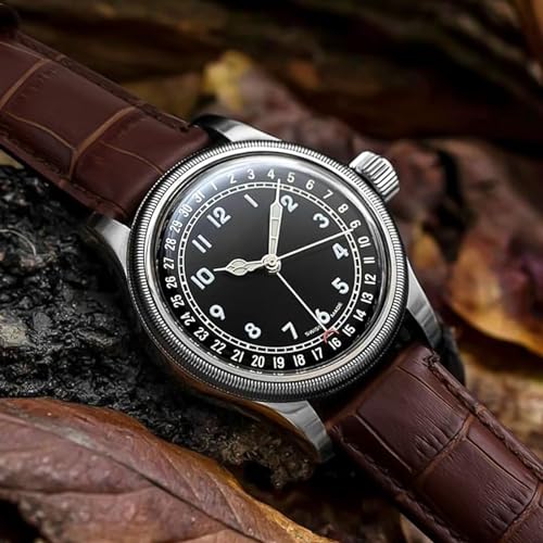 Image of Ritche Christmas Gift Quick Release Leather Watch Bands Genuine Leather Watch Strap for Samsung Galaxy Watch 6 Band Classic 43mm 47mm 40mm 44mm 18mm, 20mm or 22mm for Men and Women, White Elephant Gifts, Stocking Stuffers for Men