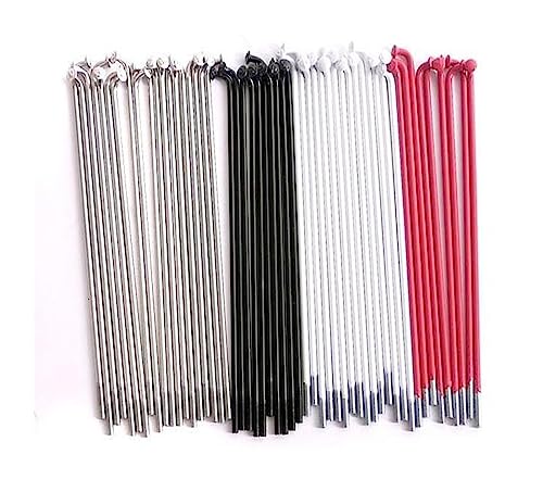 Rayons de vélo de 14 pouces rouge 96 mm pour réparation de roue pliante