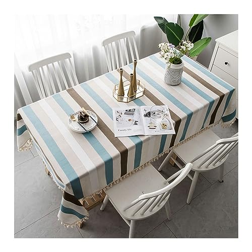 Nappe de Table Carrée Tricolore pour Décoration de Table Basse et Repas - 2