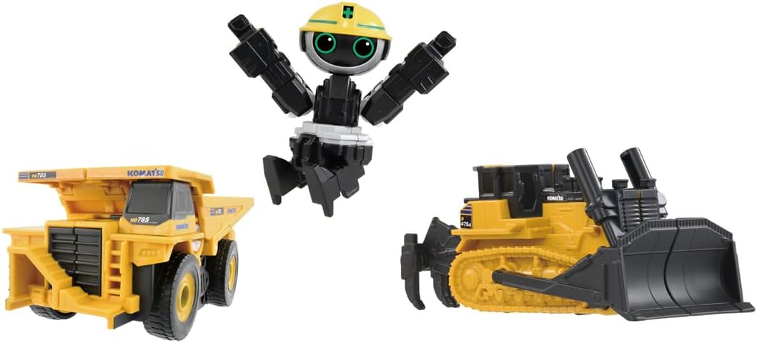 Takara Tomy Tomica Job Lever Grand Build Braver Dump Truck & Bulldozer DX Set