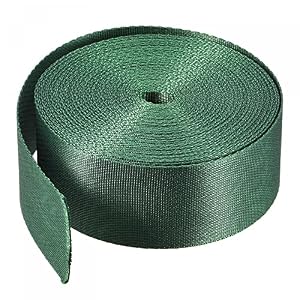 Sourcing Map Flaches Nylon-Gurtband 3,8cm Hellgrün