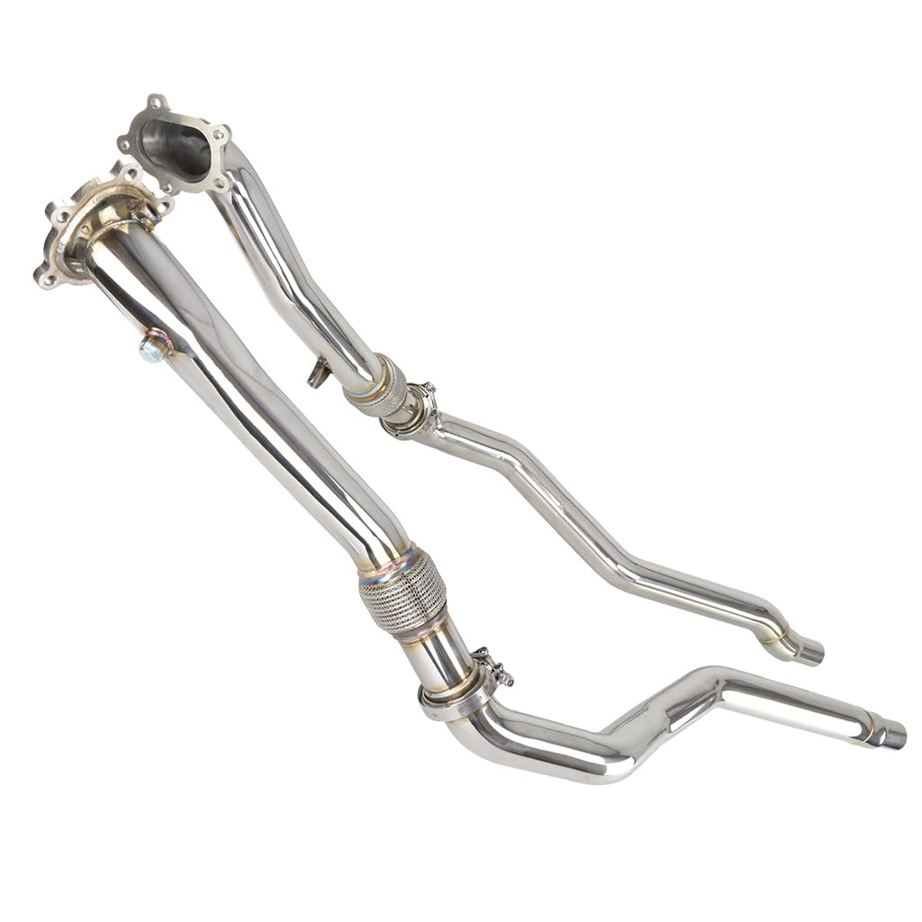 fmic.eu PERFORMANCE Downpipe per AUDI S6 S7 RS6 RS7 C7 4G 4.0 TFSI Quattro 2012-2017 tubo di scarico Acciaio inossidabile Auto Tubo Scarico